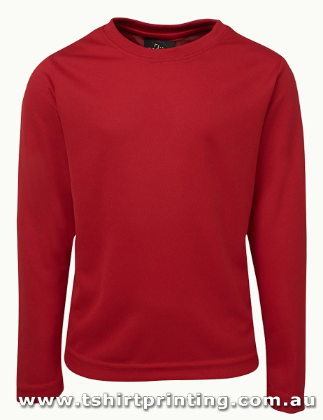 T78LM Mens Long Sleeve Polyester Tshirt